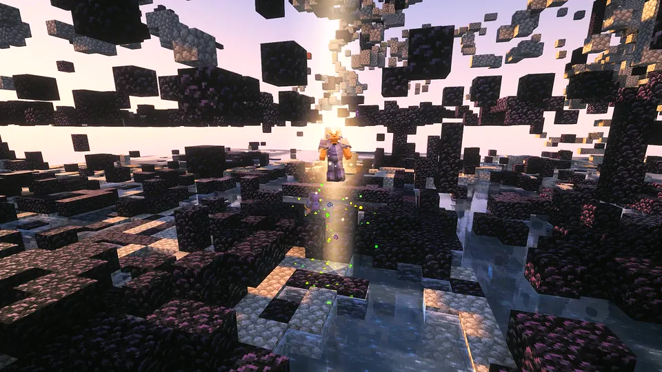Golden hour over the wreckage
